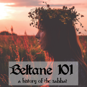 a girl in a flower crown during sunset, beltane 101 a history of the sabbat